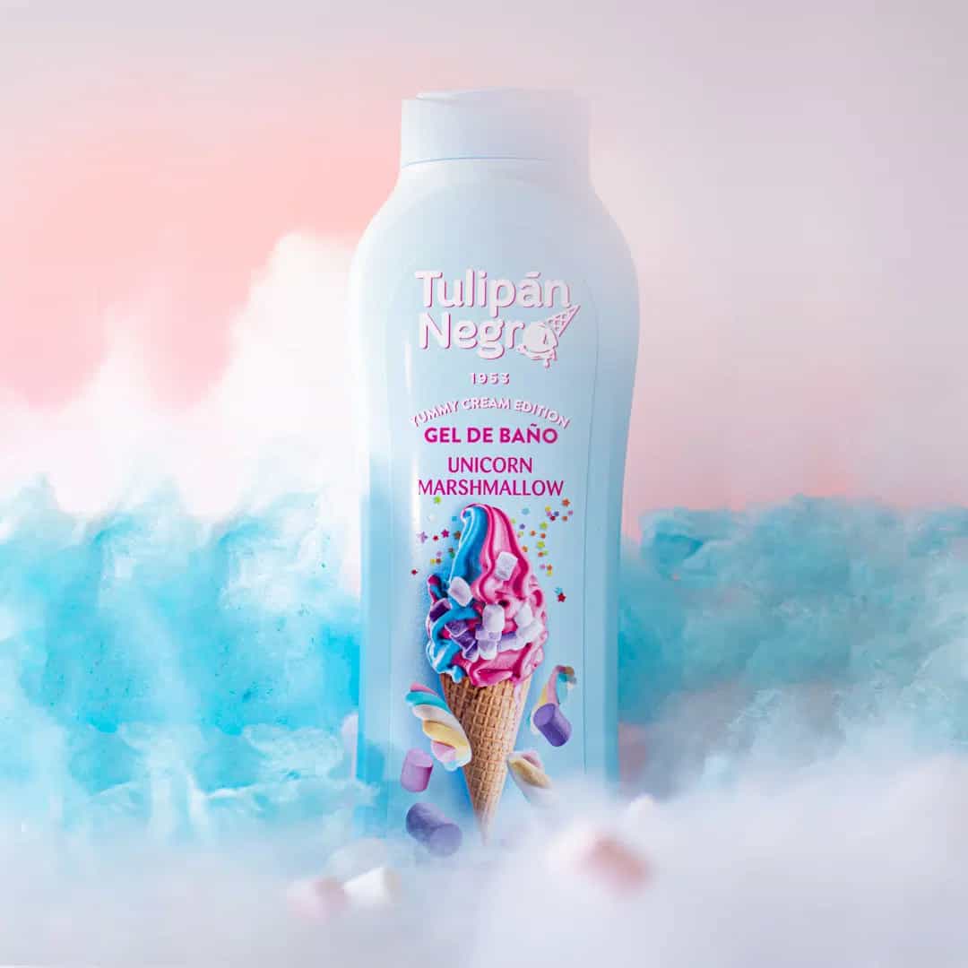 Gel de bain à la guimauve licorne 650 ml - Image 2