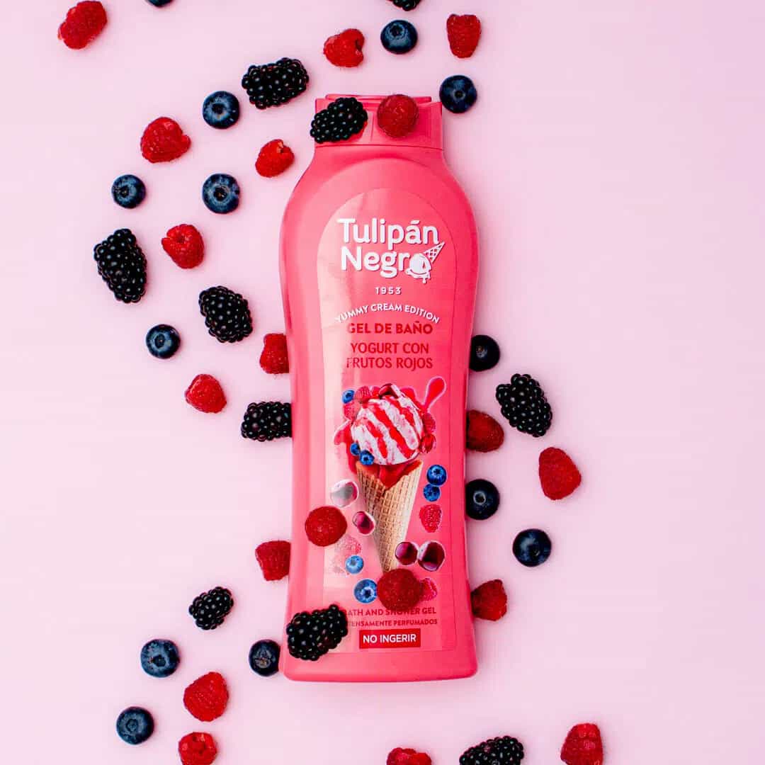 Gel de bain au yaourt et aux fruits rouges 650 ml