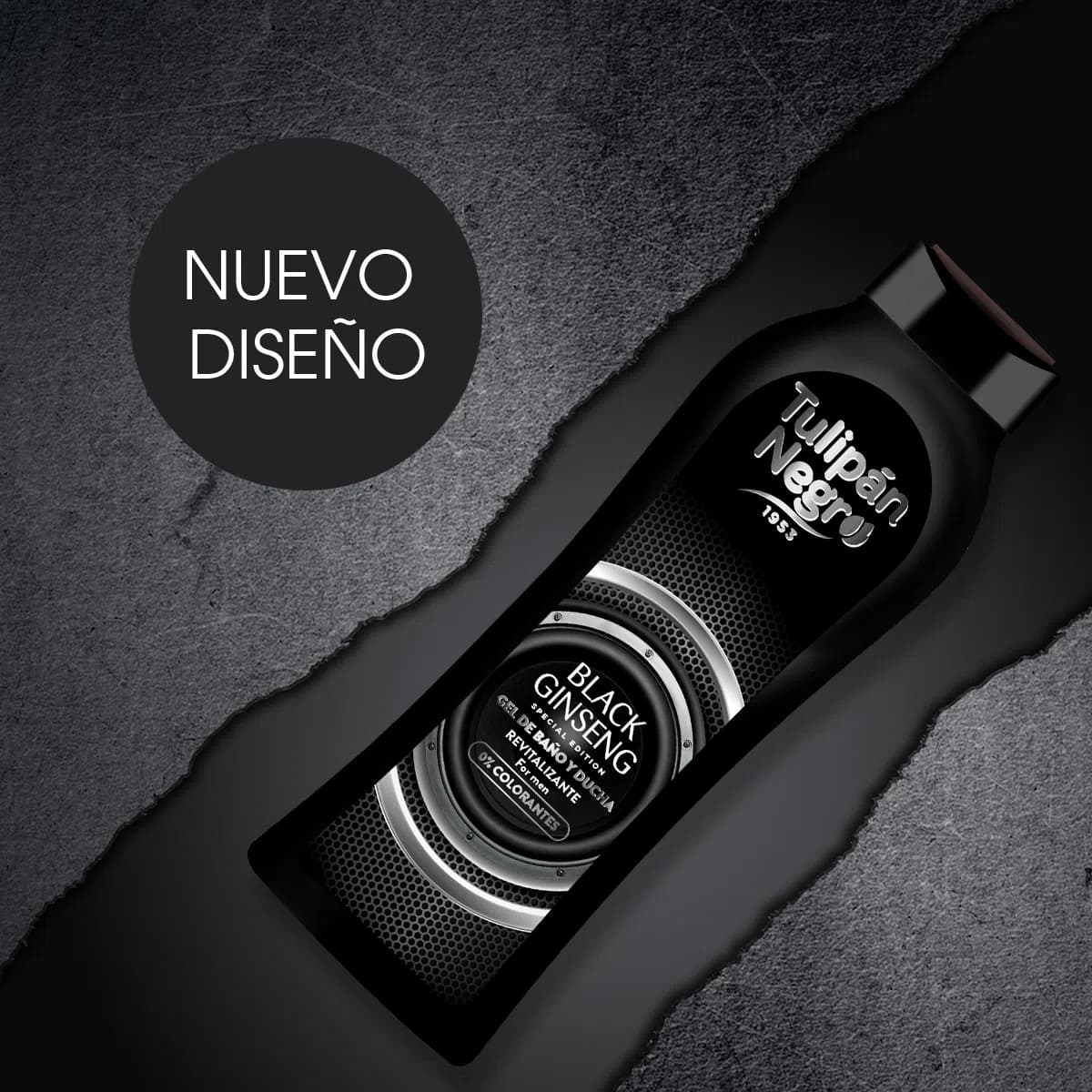 Gel de bain au ginseng noir Black Tulip 650 ml