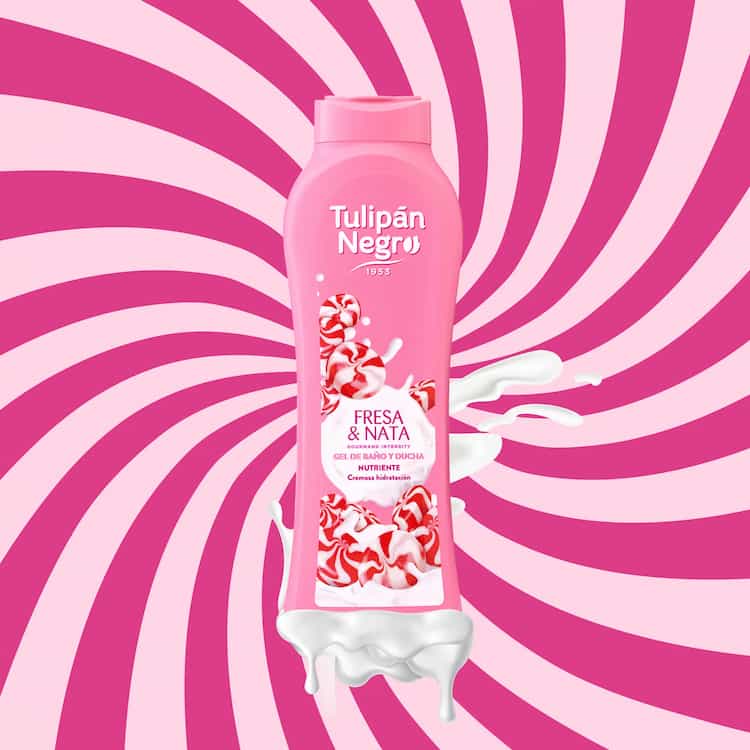 Gel à la fraise et à la crème Black Tulip 650 ml