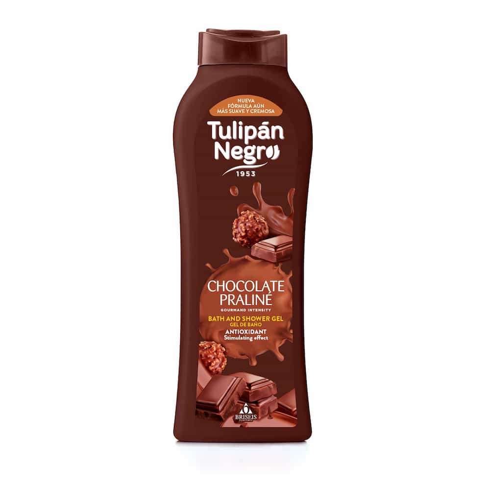 Gel de bain praliné au chocolat noir Tulipán Negro 650 ml - Image 2