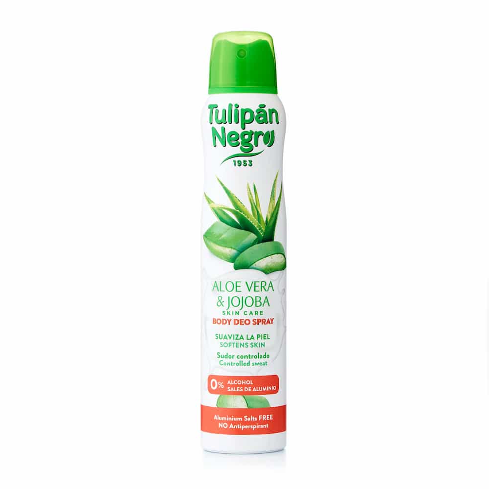 Déodorant Black Tulip Spray Déodorant Aloe Vera et Jojoba 200 ml - Image 2