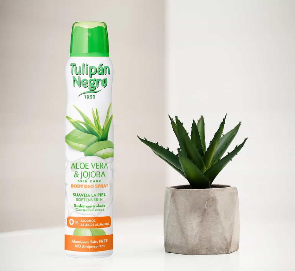 Déodorant Black Tulip Spray Déodorant Aloe Vera et Jojoba 200 ml