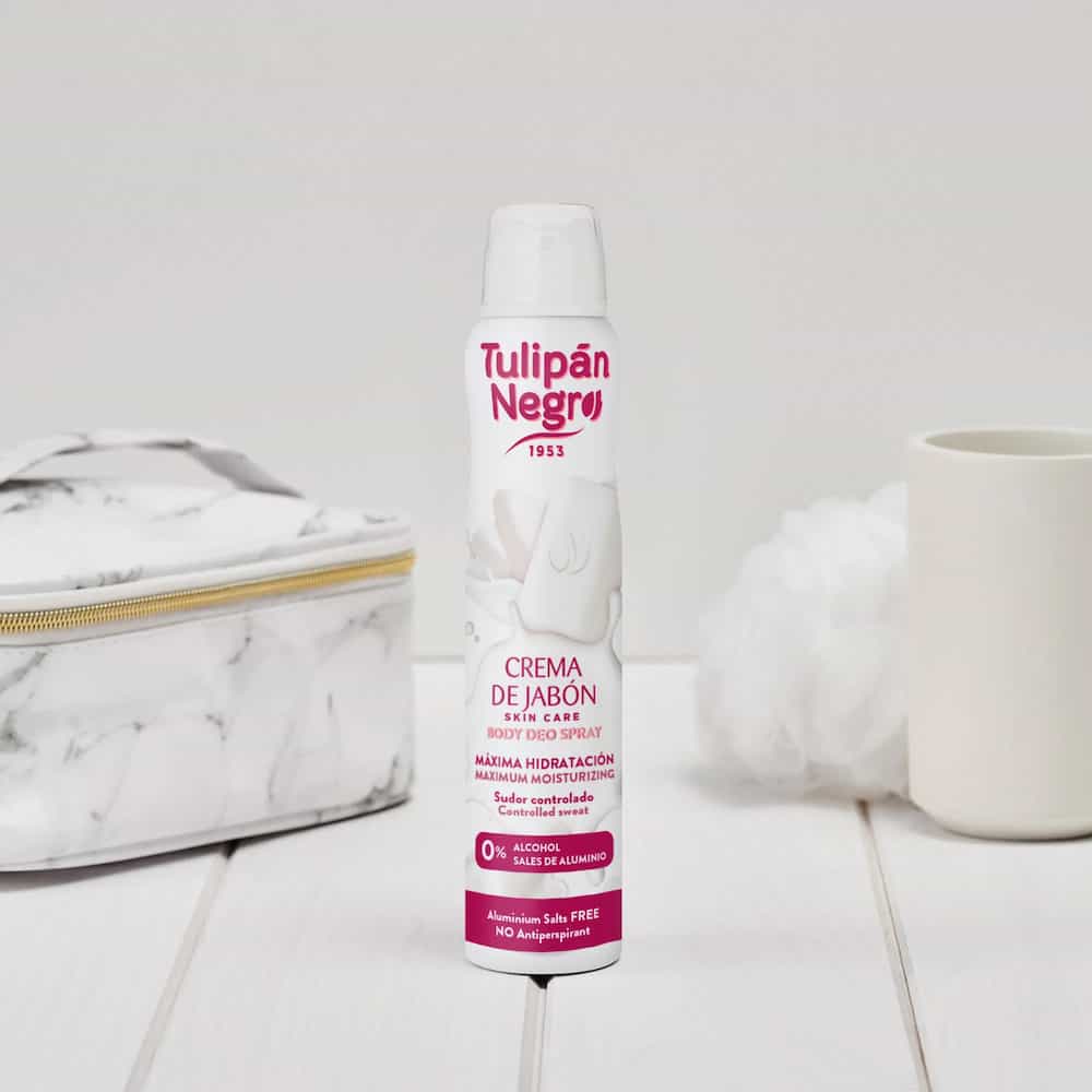 Déodorant Black Tulip Déo Spray Savon Crème 200 ml