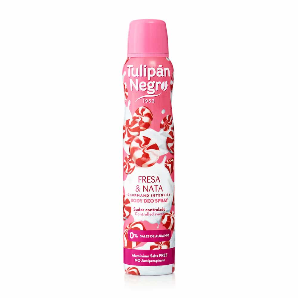 Déodorant Black Tulip Fraise et Crème Déo Spray 200 ml - Image 2