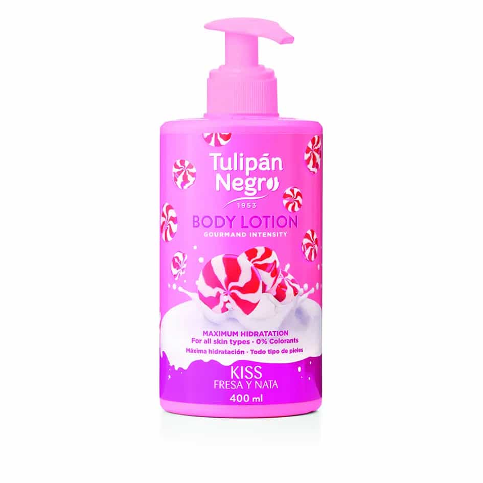 Lait corporel fraise et crème Black Tulip 400 ml - Image 2