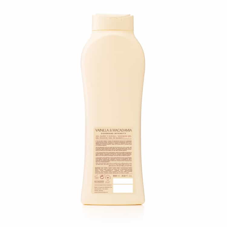 Gel de bain à la vanille et aux noix de macadamia 650 ml - Image 3